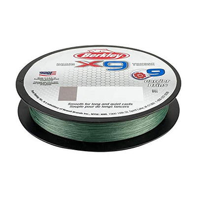 Berkley x9 Braid Superline, Low-Vis Green, 40lb test