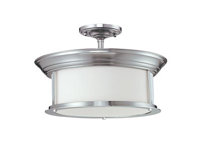 Origin 21 Shaye 6-Light 17-in Brushed Gold Semi-Flush mount light in the Flush  Mount Lighting department at