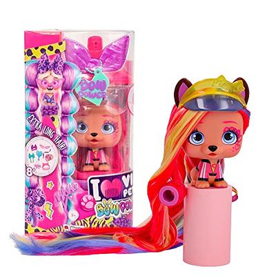 IMC Toys VIP Pets Aurora - Bow Power Series - Includes 1 VIP Pets Doll and 6+  Accessories and Surprises for Hair Styling