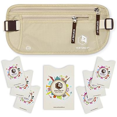 Under Clothes Travel Money Pouch Slim Protect Cash Credit Cards Travel  Documents