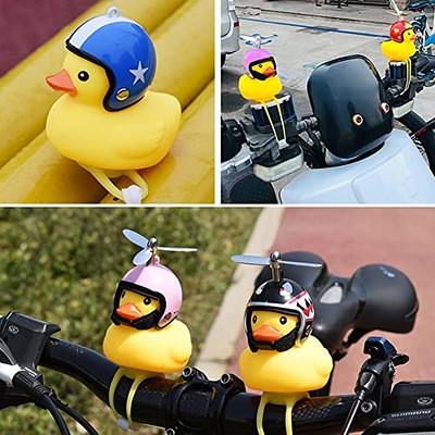  wonuu Rubber Duck Car Ornaments Yellow Duck Car Dashboard  Decorations with Propeller Helmet : Automotive