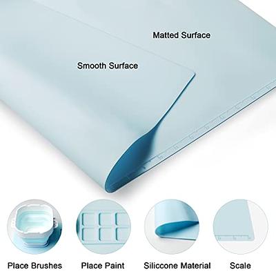 Silicone Craft Mat, 20x16 Silicone Painting Mat with Cup, Nonstick  Silicone Sheet for Resin Jewelry Casting, Creator Silicone Mat for Art,  DIY