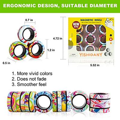  Magnetic Rings Fidget Toy Set, Idea ADHD Fidget Toys, Adult  Fidget Magnets Spinner Rings for Anxiety Relief Therapy, Fidget Pack Great  Gift for Adults Teens Kids (3PCS) : Toys & Games