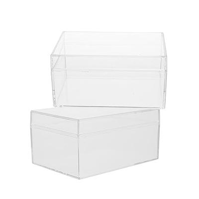 BeadNKnot Clear Plastic Organizer Box Pack of 4 | for Lego Storage Containers with 36 Grid Compartments | Organizer and Storage with Removable