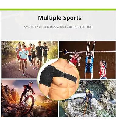  Footpathemed Compression Shoulder Brace, Foot Pathemed Shoulder  Support Brace for Men Women, Rotator Cuff Support Brace for Pain Relief  Dislocation, Compression Sleeve for Shoulder Pain Relief with Pressure Pad  (1pc) 