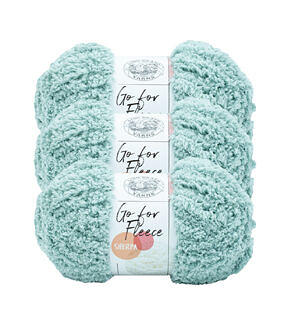 Lion Brand Go for Fleece Yarn 3 Bundle - Seafoam - Yahoo Shopping