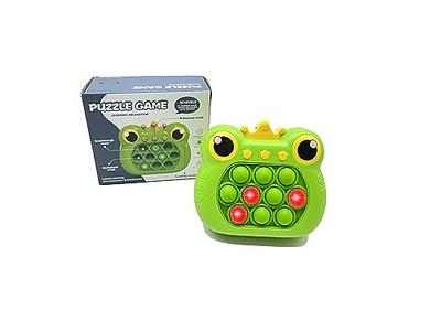  Fast Push Game Fidget Toys Pop Game Handheld Bubble Game  Light-up Pop Toy for Boys, Girls and Adults Birthday Gift (Green) : Toys &  Games