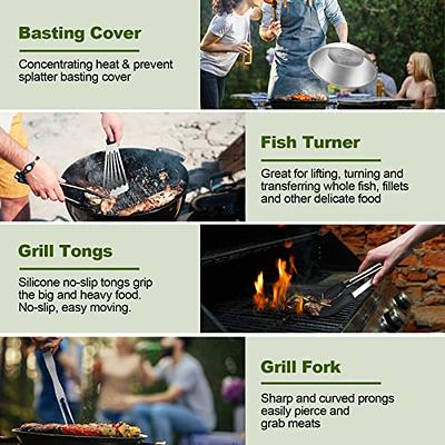 BBQ Grill Accessories Set, 38Pcs Stainless Steel Grill Tools Grilling  Accessories with Aluminum Case, for Camping/Backyard Barbecue