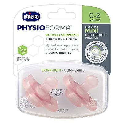 PhysioForma Soft Silicone Pacifier - Pink 0-6m (2pc)