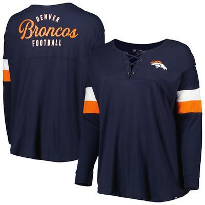 New Era Broncos Current Raglan Long Sleeve T-Shirt - Men's