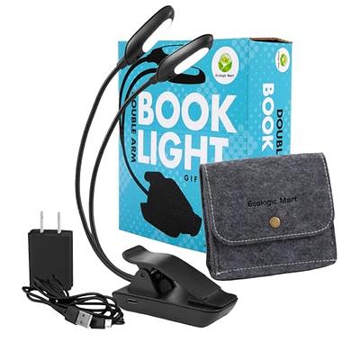  Vekkia 14 LED Rechargeable Book-Light with Clamp for Reading at  Night in Bed, Warm/White , 180° Adjustable Clip on Light, Lightweight Eye  Care Book Light, Perfect for Book Lovers : Electronics