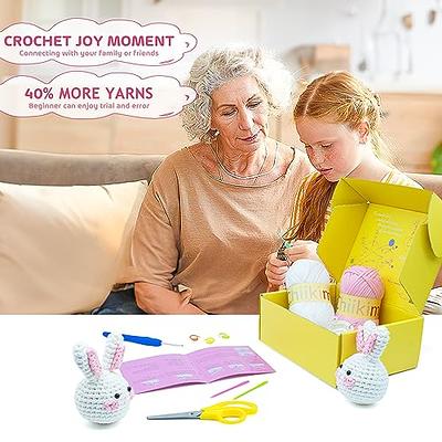 Chiikimu Crochet Kit for Beginner with Beginner Easy Yarn