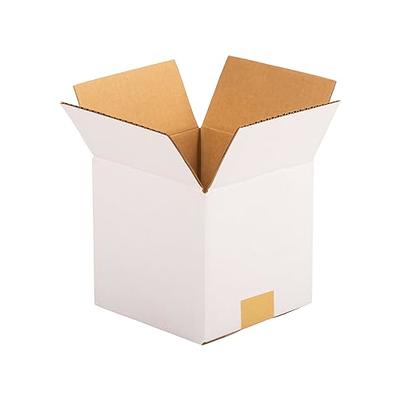 Harloon 100 Pcs Small Shipping Box 6x4x3 Inch Bulk White Corrugated  Cardboard Boxes Shipping Mailing Box for Moving Packaging Storage Box for  Small