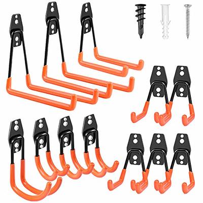  EZLAD 6-Inch Large S Hooks (Pack of 6), Non-Slip Vinyl Coated  Black Hooks for Hanging Plants, Pots, Pans, Utensils, Tools, Jeans &  Clothes, Outdoor/Indoor Rubber Coated Utility Hangers : Industrial 