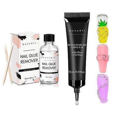 Makartt Nail Glue Remover for Press on Nails, 50ML Glue Off for