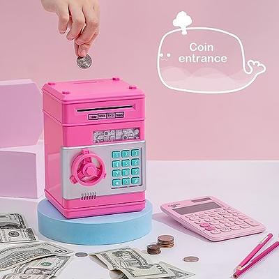 Battery Power Password Safe Automatic Plastic Electronic School Bag Money  Box Saving Bank Kid Toys - Buy School Bag Password Safe Money Bank Toy Mini