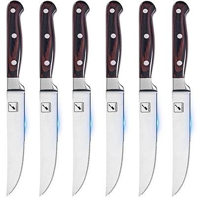 Emeril Lagasse 3-Piece Knife Set - Stamped Steel Kitchen Chefs Knives for  Prep