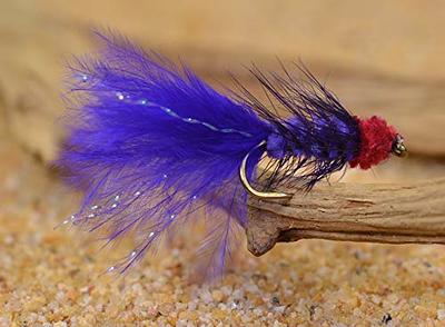 Egg Sucking Leech Flies Tied on Mustad Signature Fly Hooks Sizes #6, 8, 10  & Assortments for Trout and Other Species - 1 Dozen Flies (Black & Purple  Assortment) - Yahoo Shopping