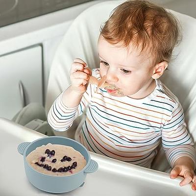 Eascrozn Baby Spoons and Forks Feeding Set, 6 Pack Silicone First