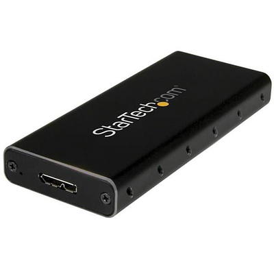 Startech M.2 to SATA SSD Enclosure - USB 3.1 (10Gbps) with USB-C Cable -  External M.