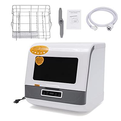 Countertop Dishwasher Portable, Compact Dishwasher with 4 Washing