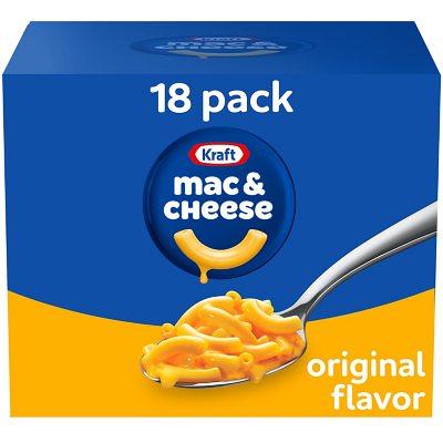 Kraft Original Mac N Cheese Macaroni and Cheese Cups Easy Microwavable  Dinner, 4 ct Pack, 2.05 oz Cups 