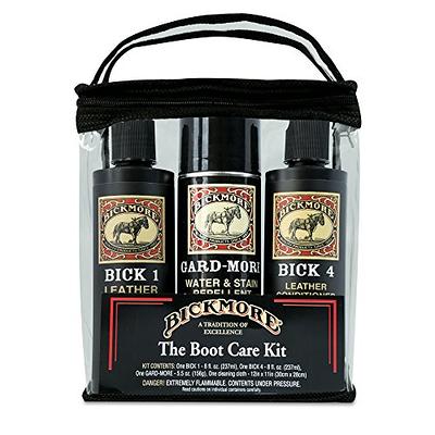 Bickmore Boot Care Kit - Bick 1 Bick 4 & Gard-More - Leather Lotion Cleaner  Conditioner & Protector - for Cleaning Softening and Protecting Boots Shoes  Handbags Purses Jackets and More - Yahoo Shopping