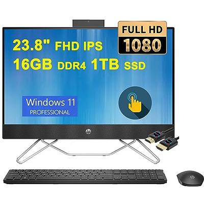 HP 24 All-in-One Desktop Computer 23.8 Diagonal FHD IPS Anti-Glare