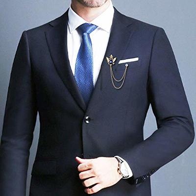 Rose Chain Brooch Suit Lapel Pins for Men Blue Rose Brooch Pin Bridegroom  Wedding Brooches Rose Flower Pin Tassel Chain Brooch for Men Rose Pins and  Brooches Suit Accessories - Yahoo Shopping