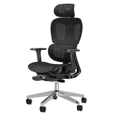 Ergonomic Office Chair Mesh - Seat Depth Adjustable Home Office Desk Chair  High Back with Lumbar Support - Computer Chair with Footrest & Headrest -  Yahoo Shopping