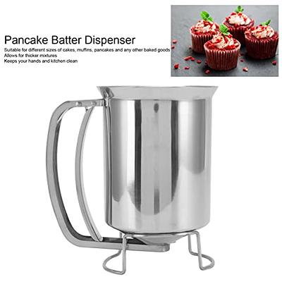 Manual Batter Pancake Dispenser Mixer Hand-Held Cupcake Blender