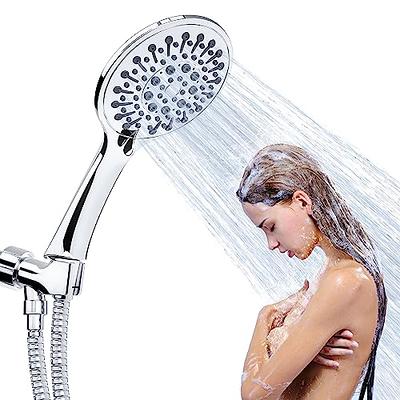 Starensky Shower Head Holder, Wall Mounted Shower Holder, Adjustable  Suction Cup Shower Bracket, Relocatable Shower Wand Attachment for Bathroom  Wall