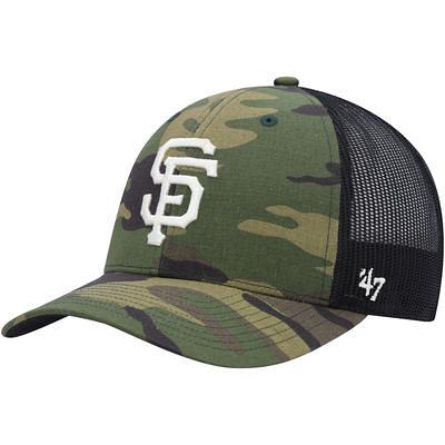 San Francisco Giants '47 Foam Front Script Trucker Snapback Hat - White