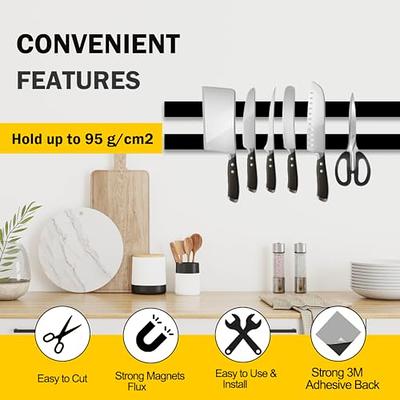 Magnetic Tape with Adhesive Backing, 10-Pack of Strong Magnetic Strips  Heavy Duty for Kitchen, Whiteboard, Fridge, and Tool Holder (1 x 6 in) -  Yahoo Shopping