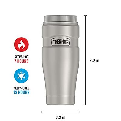 Thermos Stainless Steel King Travel Tumbler, 16 oz, Midnight Blue