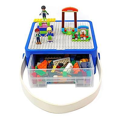 LEGO Storage Box Medium with Lid, Blue 