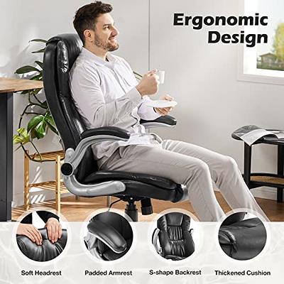 BestEra Office Chair, Big and Tall Office Chair Executive Office Chair with Foot  Rest Ergonomic Office Chair Home Office Desk Chairs Reclining High Back  Leather Chair with Lumbar Support (Black) - Yahoo