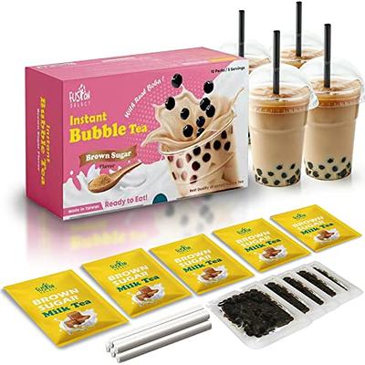  The Ultimate DIY Bubble Tea Kit 6 Flavors of Boba Bubble Tea  Drink, 36 Drinks, Taro, Lychee, Coconut, Mango, Milk Tea, Thai Tea Bubble  Tea Straws Authentic Bubble Tea Boba Tea