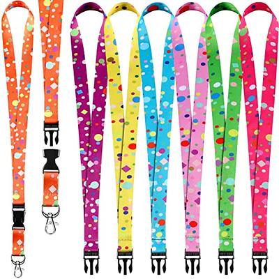Ctosree 49 Pcs Confetti Lanyard Badge Lanyards for Women Kids Teacher  Lanyards Cute Colorful Lanyards with J hook & Detachable Buckle for Kids  Office Classroom Teachers Reward Party Favor, 7 Styles - Yahoo Shopping