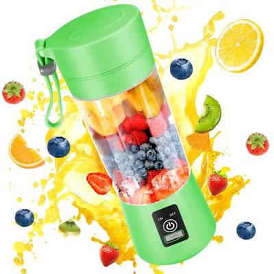 Portable Blender,Personal Hand Smoothie Blender Cup, 7.4V Bigger Motor  Personal Size Blender for Shake and Smoothie, Rechargeable Mini Blender for  Travel Home Kitchen(White) - Yahoo Shopping