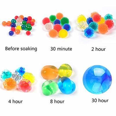 60 Jumbo Water Beads Non-Toxic Bio Degradable Mixed Size Water Balls,  Crystal Aqua Hydrogel Vase Filler, Home, Table, Party Decoration Table  Centrepieces : : Toys & Games