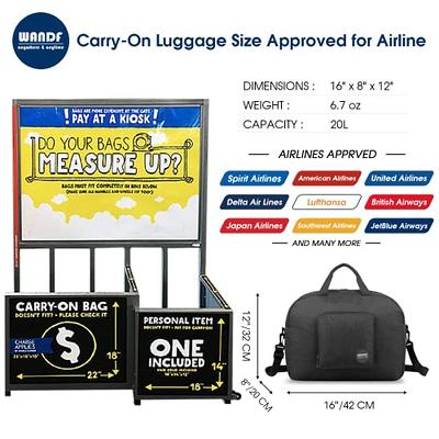 Personal Item Bag For Spirit Airlines,18x14x8 Inches Weekender Bags For  Women -TSA Aprroved Carry On Travel Duffel Overnight Bag,Luggage Design +