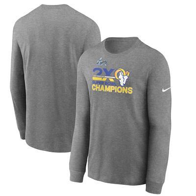 Nike Men's Los Angeles Rams Super Bowl LVI Champs Slogan Short