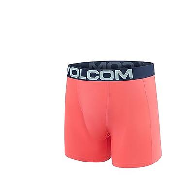 Volcom Mens Boxer Briefs Poly Spandex Performance Boxer Briefs Underwear  with Comfort Flex Side Panel-Offers Enhanced Breathability and Sleek Modern  Look (Navy/Cyan/Coral/Black, Large) - Yahoo Shopping