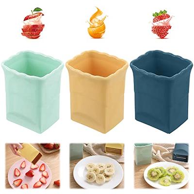 Cup Slicer Stainless Steel Fruit Vegetable Slicer Cup Egg Salad