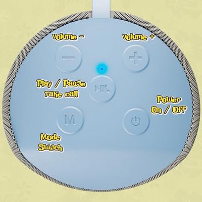 Disney Lilo and Stitch Wireless Bluetooth Speaker- Splashproof Rechargeable  Wireless Speaker With 3 Hours Playtime/SD Slot/FM Radio- Stitch Stuff 