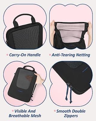  Compression Packing Cubes for Suitcase, 6 Set BAGSMART