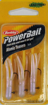 Berkley PowerBait Pre-Rigged Atomic Teasers Fishing Bait, Pearl White -  Yahoo Shopping