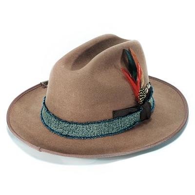 Hat Feathers, 10 Pcs Assorted Natural Feather Packs Accessories for Fedora, Cowboy, Open Road, Borges, Scott, Trilby Hats