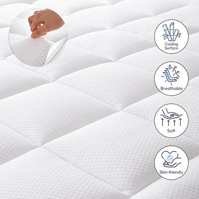  bedluxury 3 Inch Twin Size Mattress Topper Gel Memory Foam,  High Density Soft Foam Mattress Pad Cover for Pressure Relief, Bed Topper  with Removable Breathable Rayon Made from Bamboo Cover 